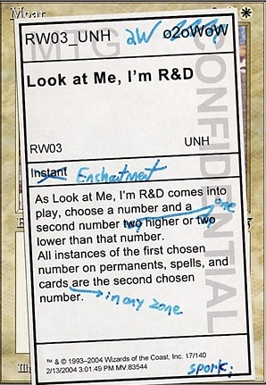 Look at Me, I'm R&D