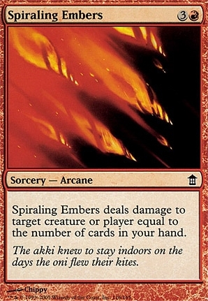 Spiraling Embers