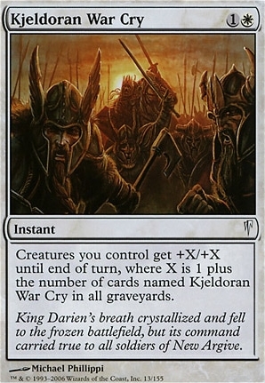 Kjeldoran War Cry