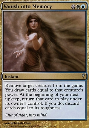 Vanish into Memory