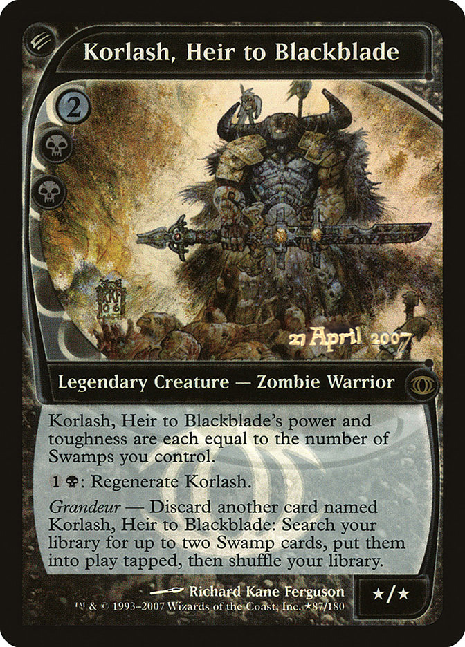 Korlash, Heir to Blackblade