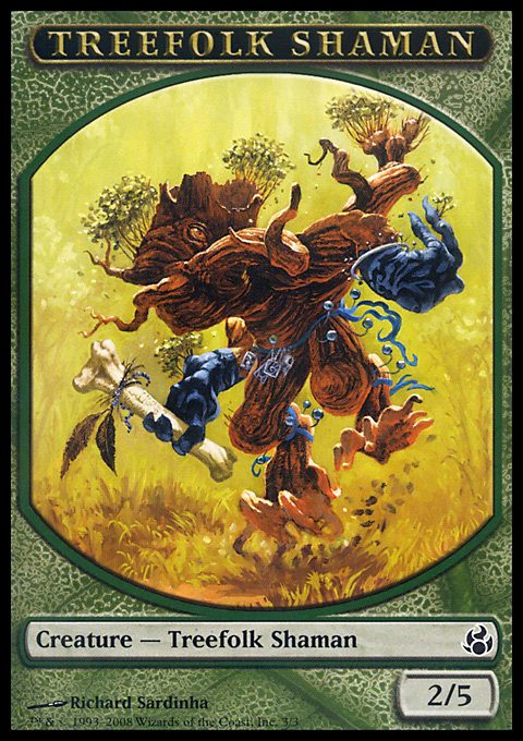 Treefolk Shaman Token
