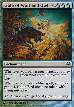 Fable of Wolf and Owl