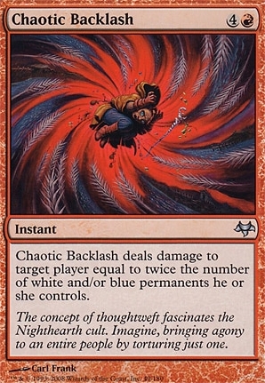 Chaotic Backlash