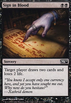 Sign in Blood