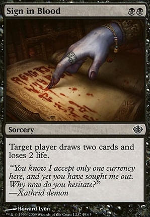 Sign in Blood