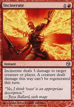 Incinerate