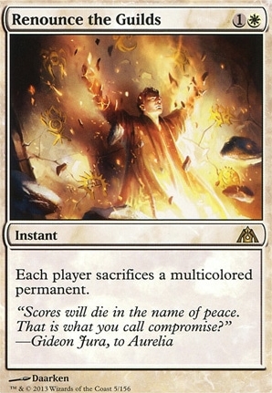 Renounce the Guilds