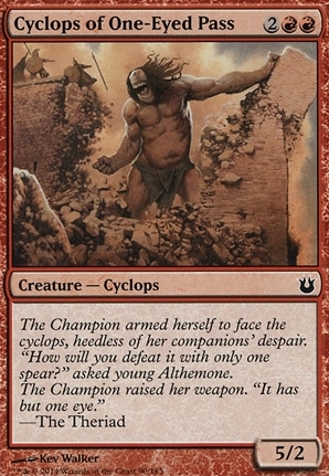 Cyclops of One-Eyed Pass