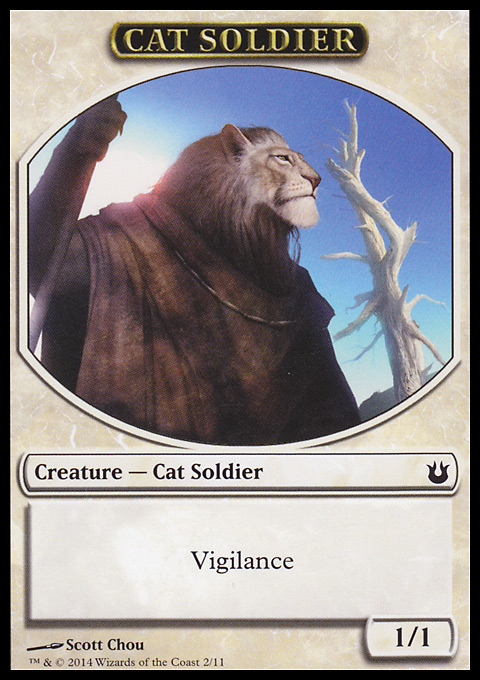 Cat Soldier Token