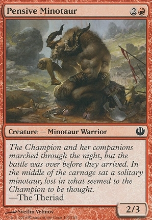 Pensive Minotaur