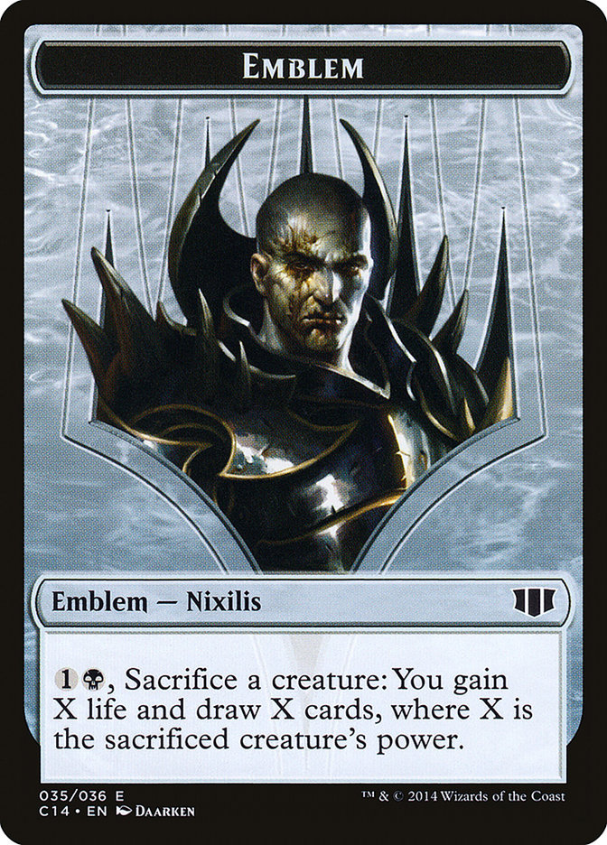 Emblem (Nixilis) - Zombie (Black) Token