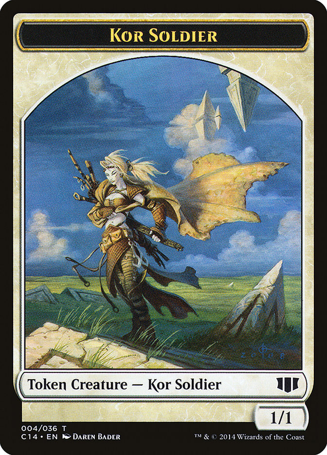 Kor Soldier Token - Pegasus Token