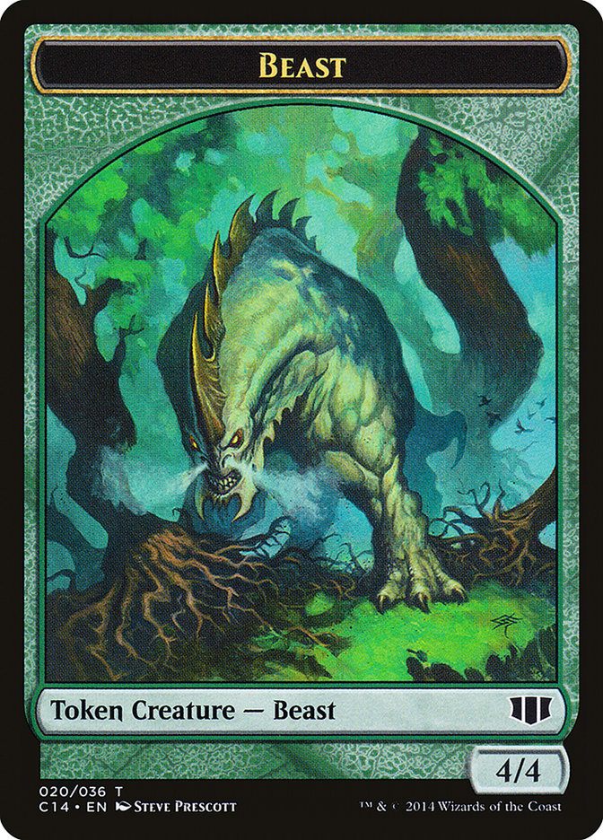 Beast Token (Prescott) - Elf Druid Token