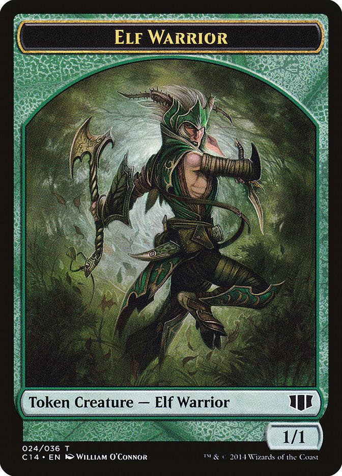 Elf Warrior Token - Gargoyle Token