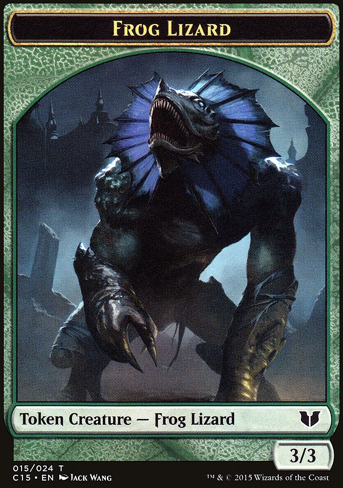 Frog Lizard Token - Germ Token