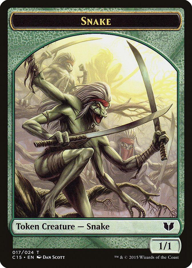Snake Token - Saproling Token