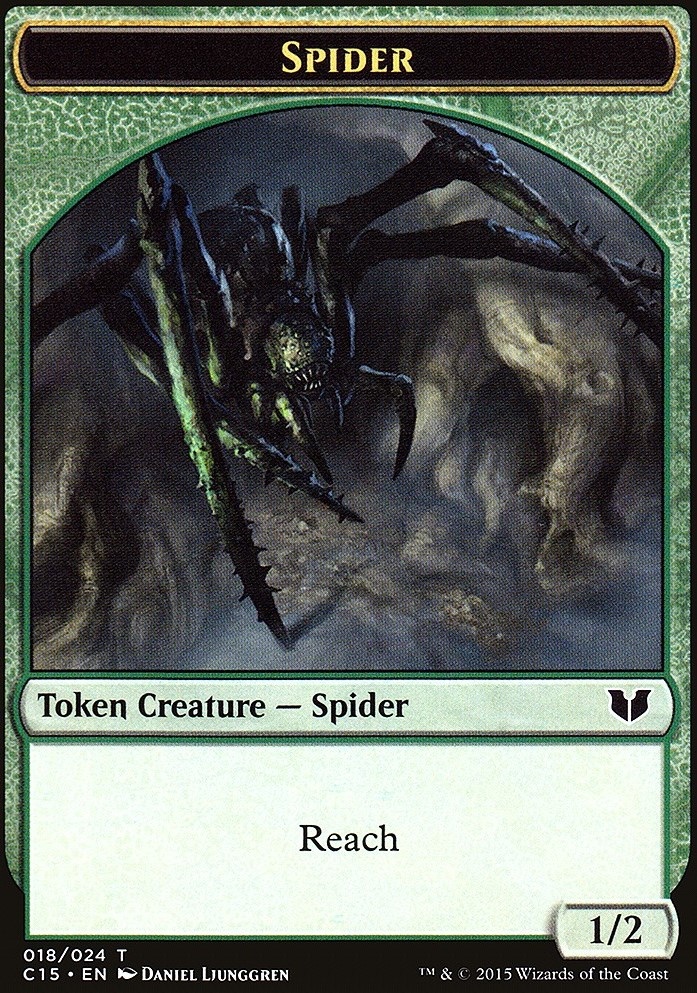 Spider Token - Saproling Token