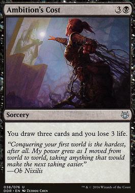 Ambition's Cost