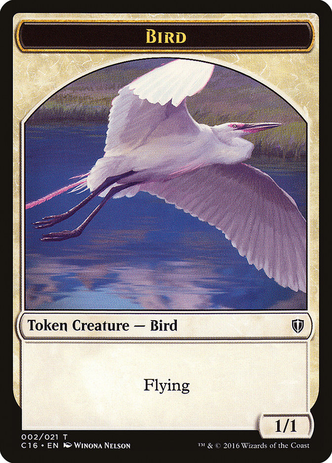 Bird Token (Nelson) - Saproling Token (Rigney)