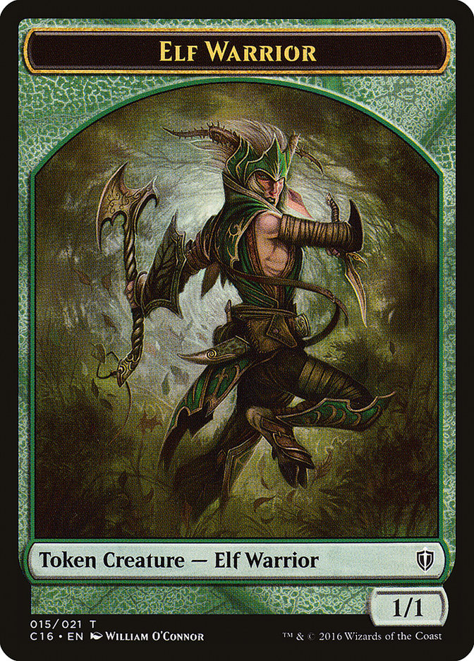 Elf Warrior Token - Zombie Token