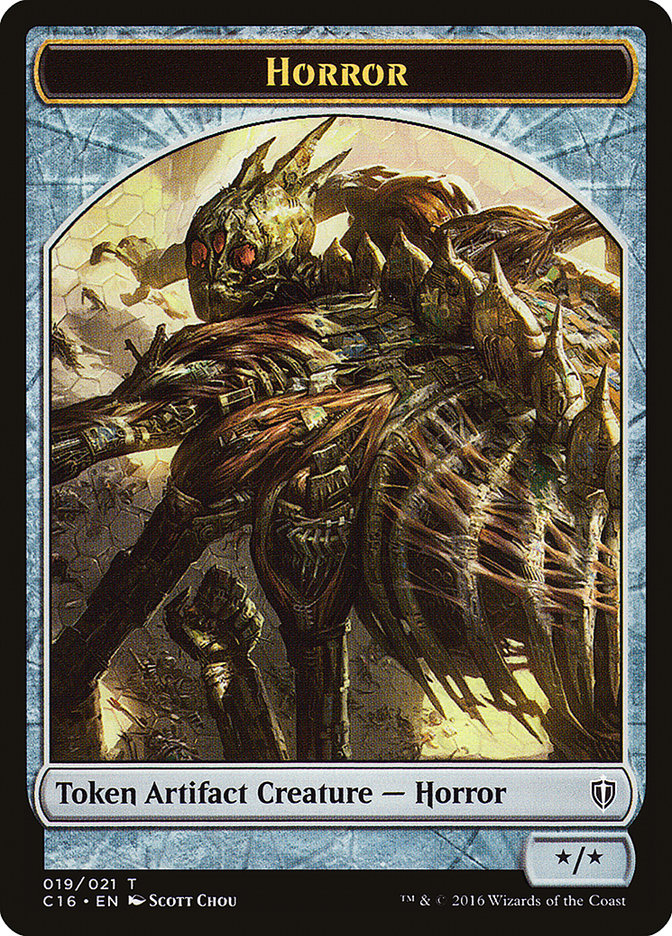 Horror Token - Thopter Token