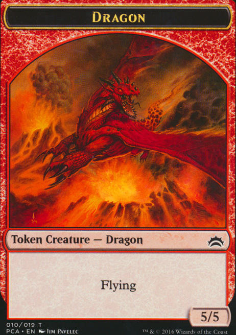 Dragon Token - Saproling Token