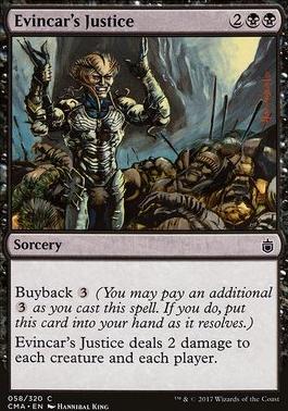 Evincar's Justice