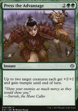 Press the Advantage