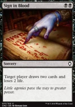 Sign in Blood