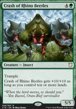 Crash of Rhino Beetles