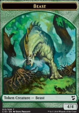 Beast Token (4/4) - Cat Warrior Token