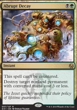 Abrupt Decay