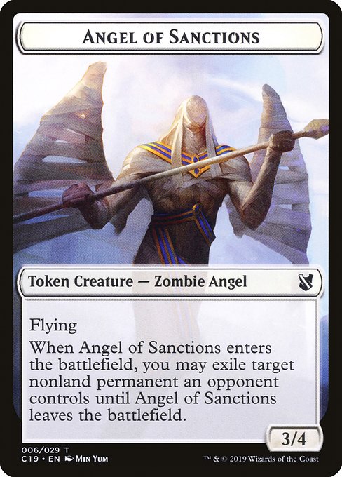 Angel of Sanctions Token - Horror Token