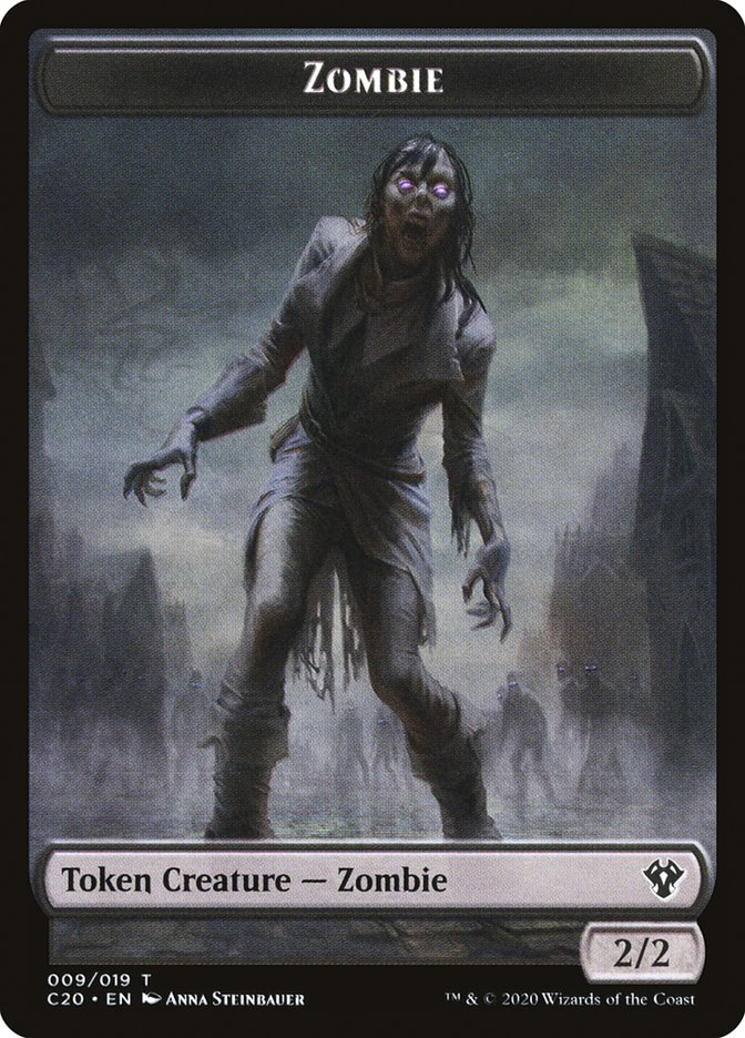 Zombie Token // Human Soldier Token (005)