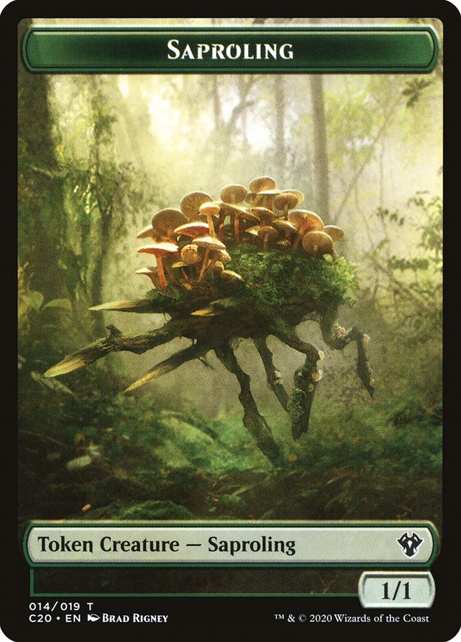 Saproling Token // Treasure Token