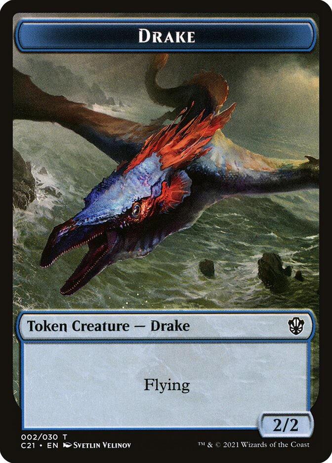 Drake Token // Elemental Token