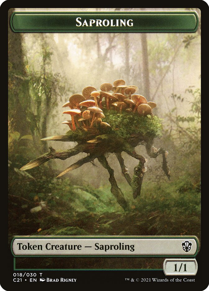 Saproling Token // Food Token
