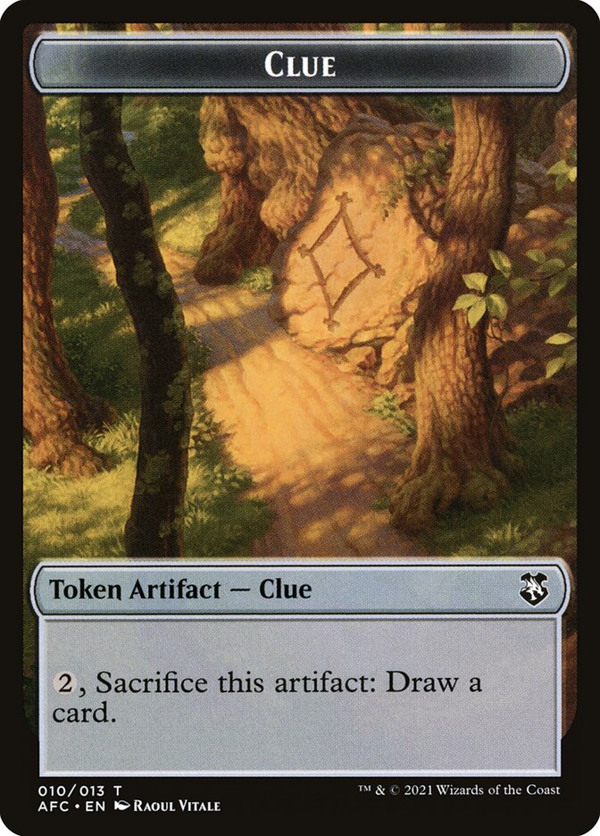 Clue Token // Goblin Token