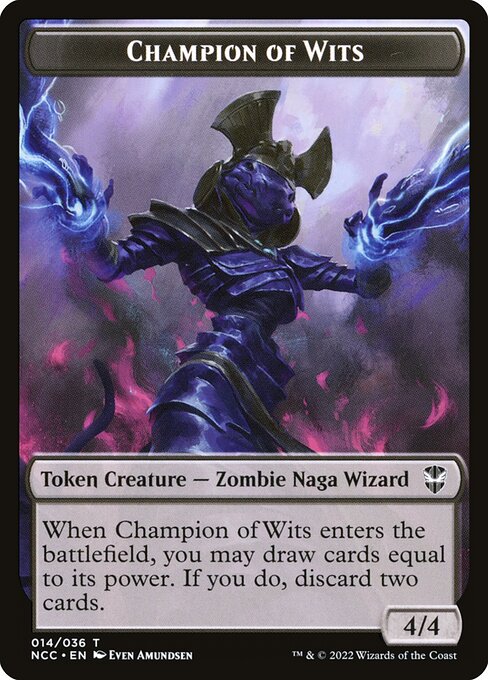 Champion of Wits Token // Tentacle Token