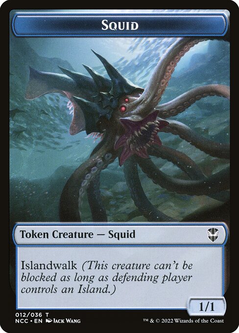 Squid Token // Treasure Token