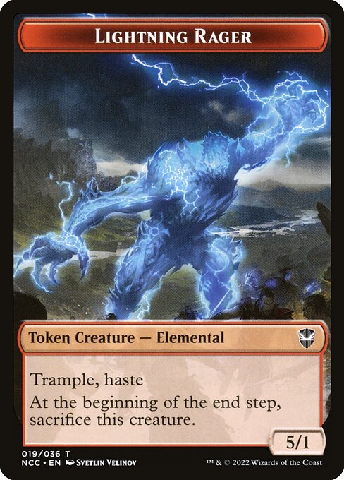 Lightning Rager Token // Rogue Token