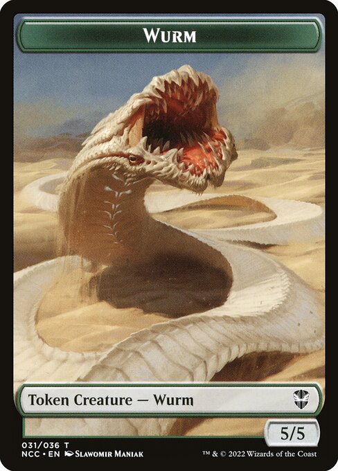 Elf Warrior Token // Wurm Token