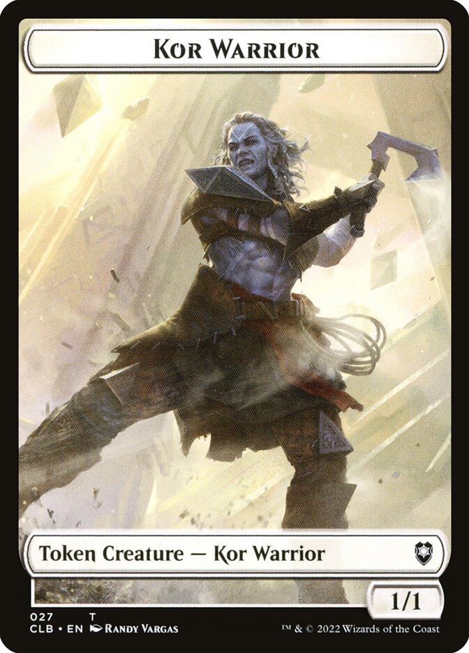 Kor Warrior Token // Treasure Token