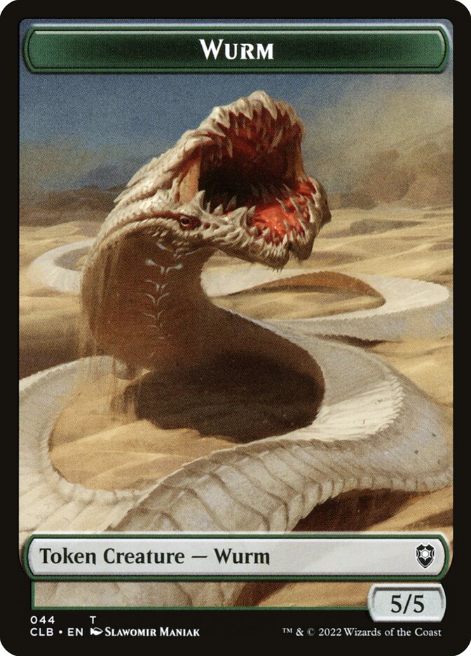 Wurm Token // Phyrexian Beast Token