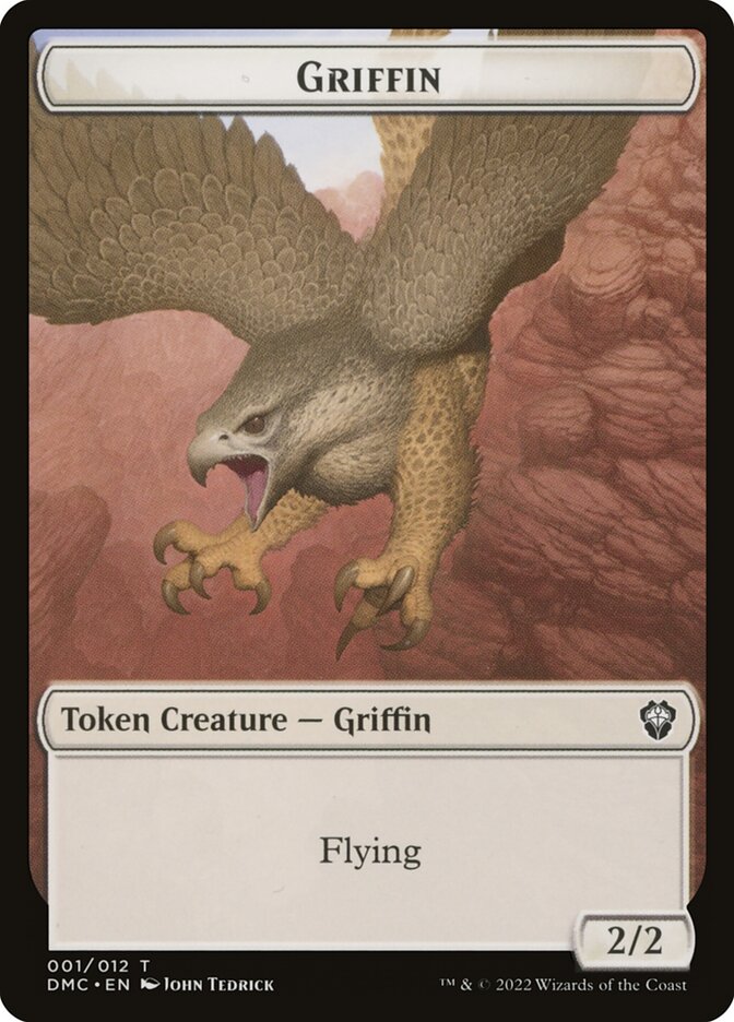 Griffin Token // Zombie Knight Token