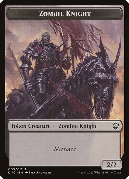 Zombie Knight Token // Goblin Token