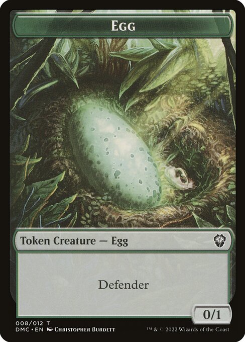 Egg Token // Snake Token