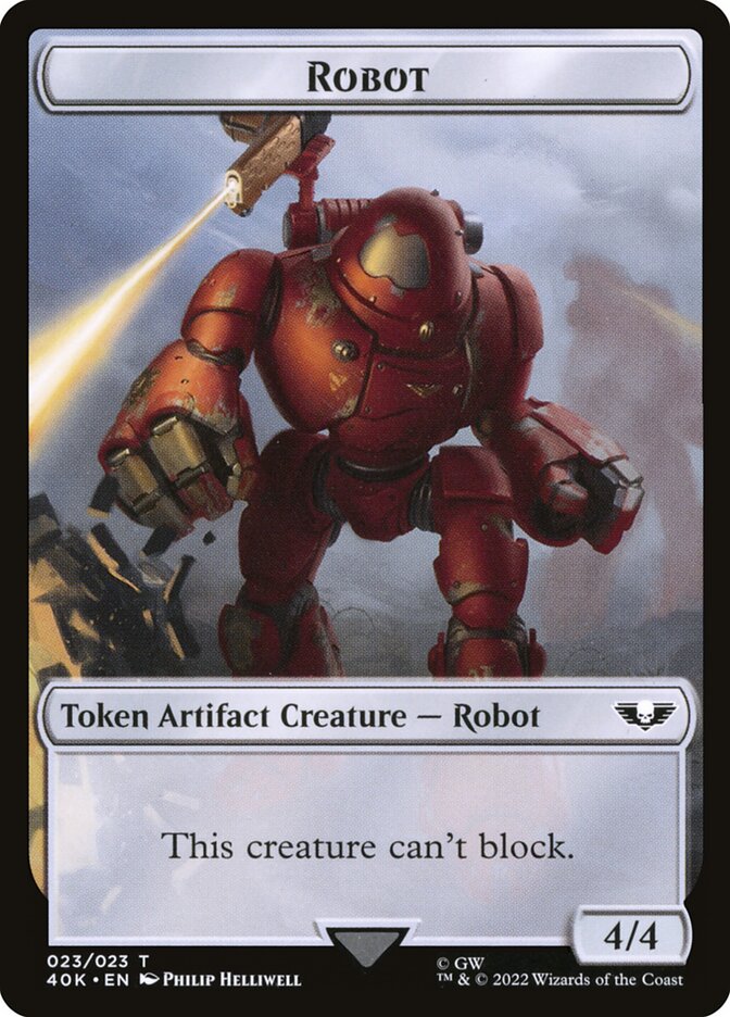 Robot Token // Astartes Warrior Token