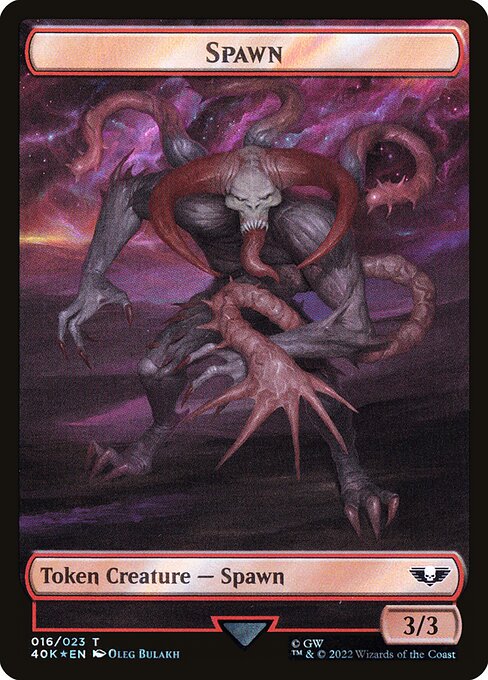 Spawn Token // Plaguebearer of Nurgle Token